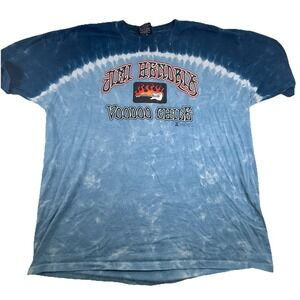 Vintage 2003 Jimi Hendrix Voodoo Chile Tie Dye T-Shirt Zion Rootswear XXL Rock